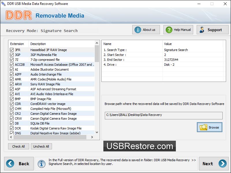 USB Drive Restore Software 9.0.2.6 full